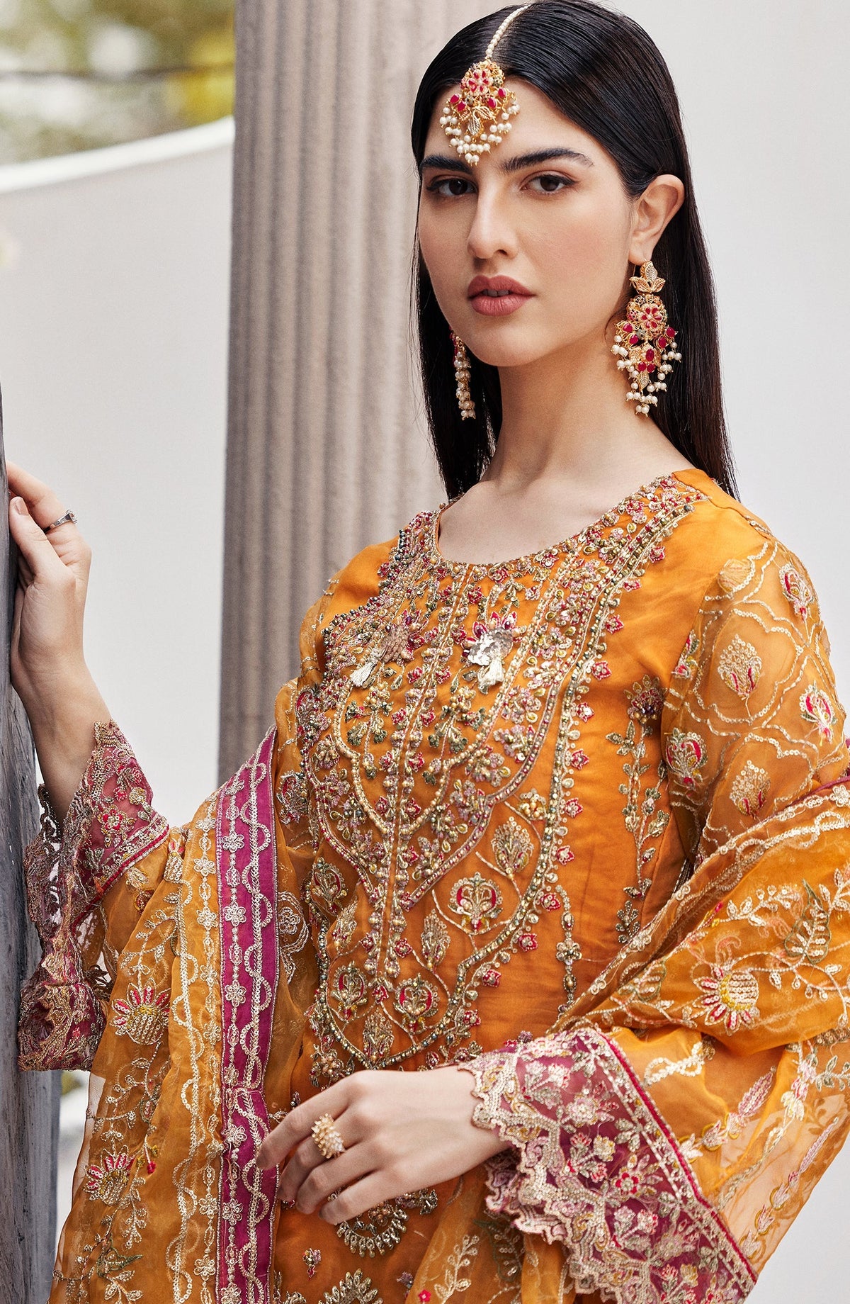 Emaan Adeel | Nawabzadi Wedding Dresses | RUHAB by Emaan Adeel - Designer Dress - Type: Ladies Clothes - Available at Libayah - 100% Original