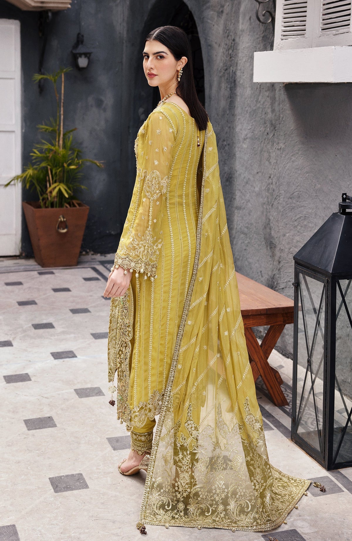 Emaan Adeel | Nawabzadi Wedding Dresses | AROOHI by Emaan Adeel - Designer Dress - Type: Ladies Clothes - Available at Libayah - 100% Original