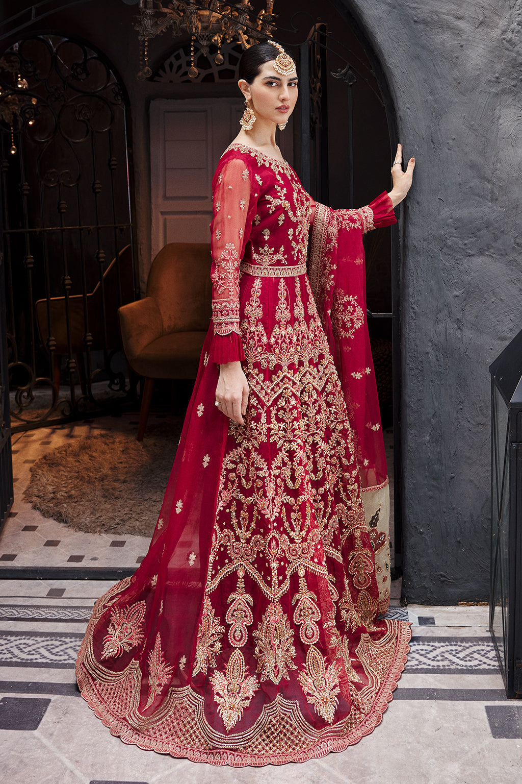 Emaan Adeel | Nawabzadi Wedding Dresses | NW-01 by Emaan Adeel - Designer Dress - Type: Ladies Clothes - Available at Libayah - 100% Original