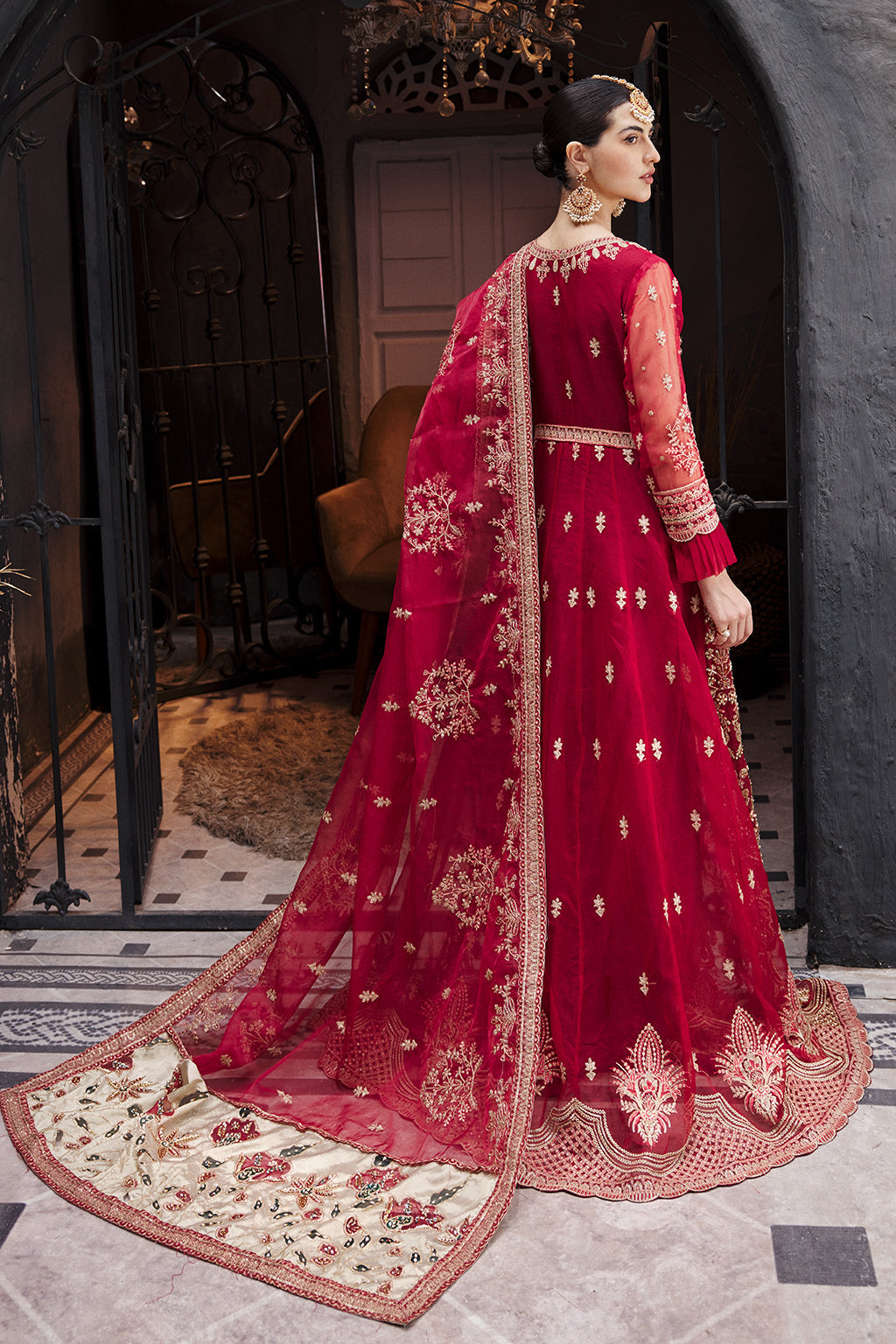 Emaan Adeel | Nawabzadi Wedding Dresses | NW-01 by Emaan Adeel - Designer Dress - Type: Ladies Clothes - Available at Libayah - 100% Original