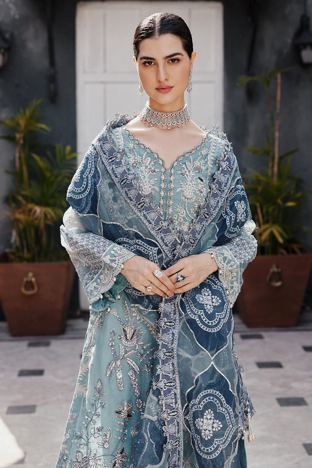 Emaan Adeel | Nawabzadi Wedding Dresses | NW-02 by Emaan Adeel - Designer Dress - Type: Ladies Clothes - Available at Libayah - 100% Original