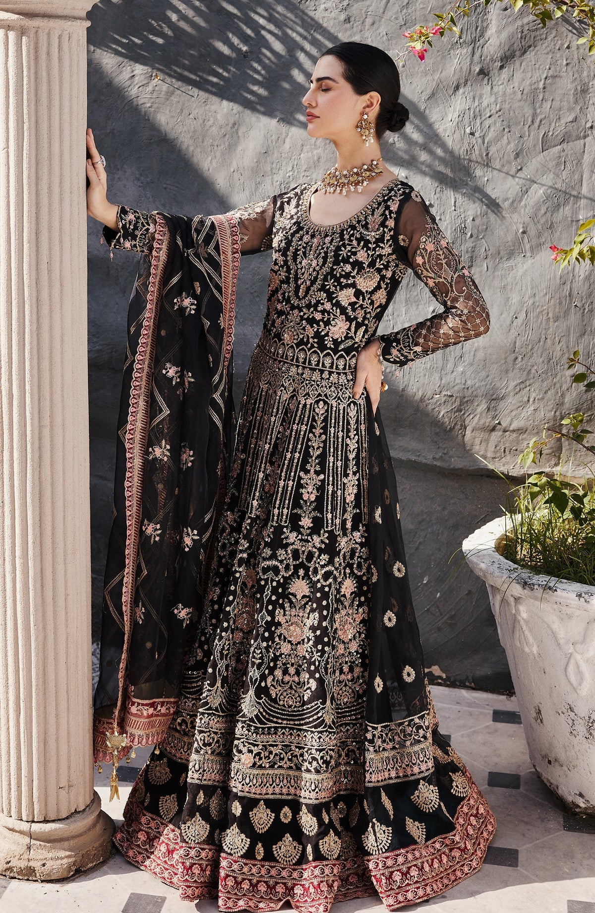 Emaan Adeel | Nawabzadi Wedding Dresses | MAANVI by Emaan Adeel - Designer Dress - Type: Ladies Clothes - Available at Libayah - 100% Original