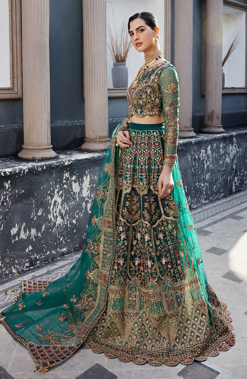 Emaan Adeel | Nawabzadi Wedding Dresses | LALEENA by Emaan Adeel - Designer Dress - Type: Ladies Clothes - Available at Libayah - 100% Original