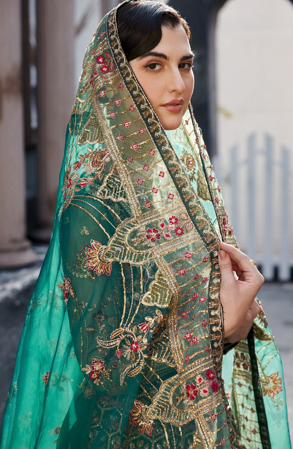 Emaan Adeel | Nawabzadi Wedding Dresses | LALEENA by Emaan Adeel - Designer Dress - Type: Ladies Clothes - Available at Libayah - 100% Original