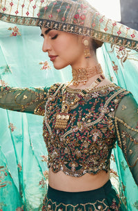 Emaan Adeel | Nawabzadi Wedding Dresses | LALEENA by Emaan Adeel - Designer Dress - Type: Ladies Clothes - Available at Libayah - 100% Original
