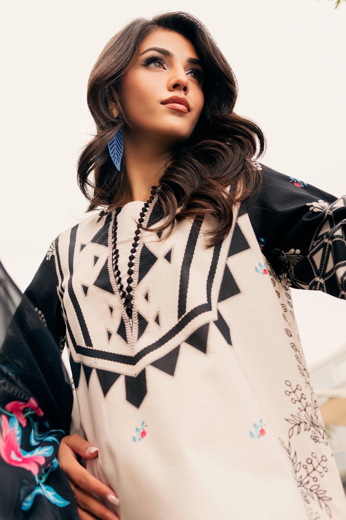 Charizma | Infinity Lawn | 3-PC Unstitched Embroidered Lawn Collection IN6-04 by Charizma - Designer Dress  - Type : Ladies Clothes - Available at Libayah - 100% Original 