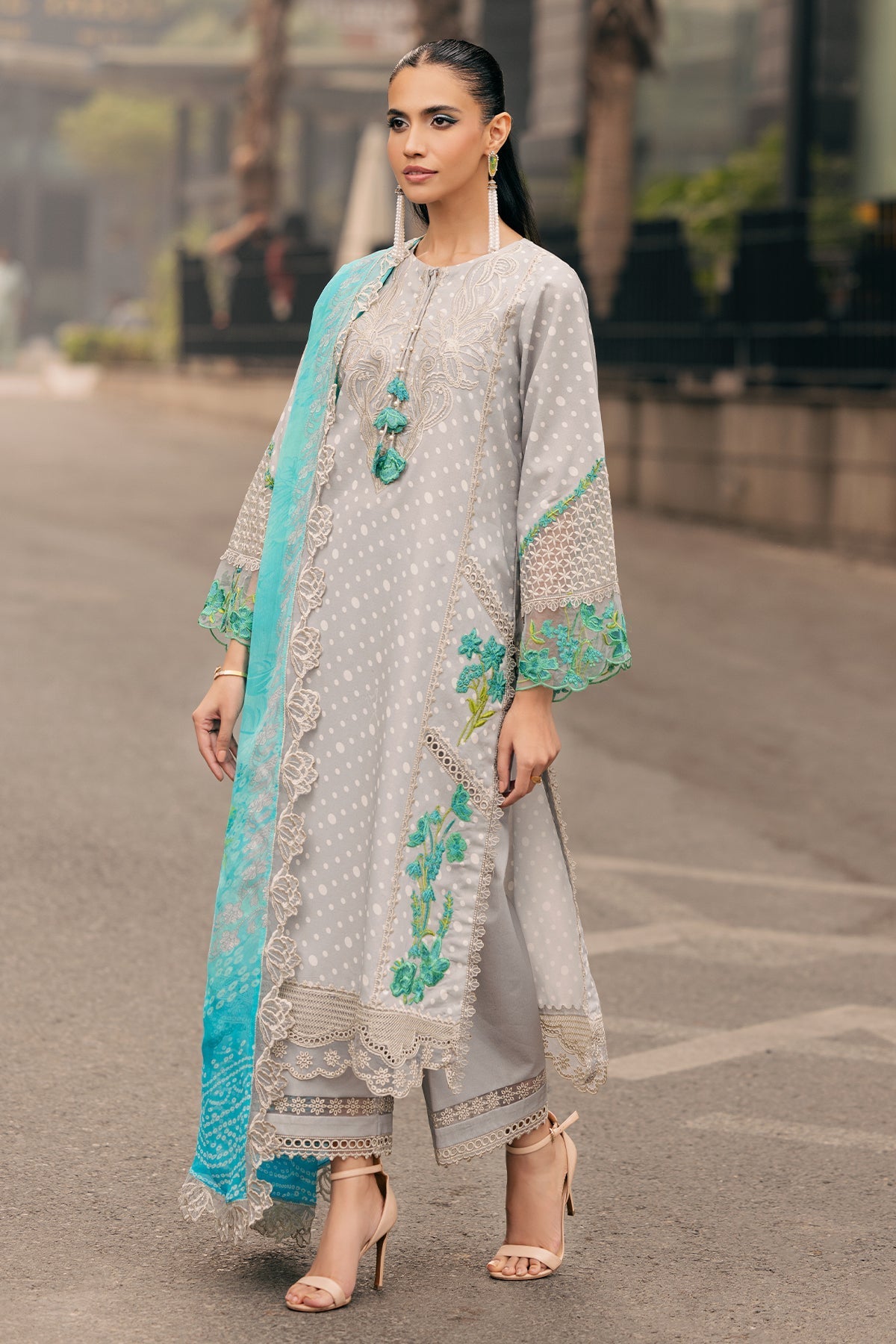 Charizma | Swiss Miss Voil Collection | CSM5-06 by Charizma - Designer Dress - Type: Ladies Clothes - Available at Libayah - 100% Original