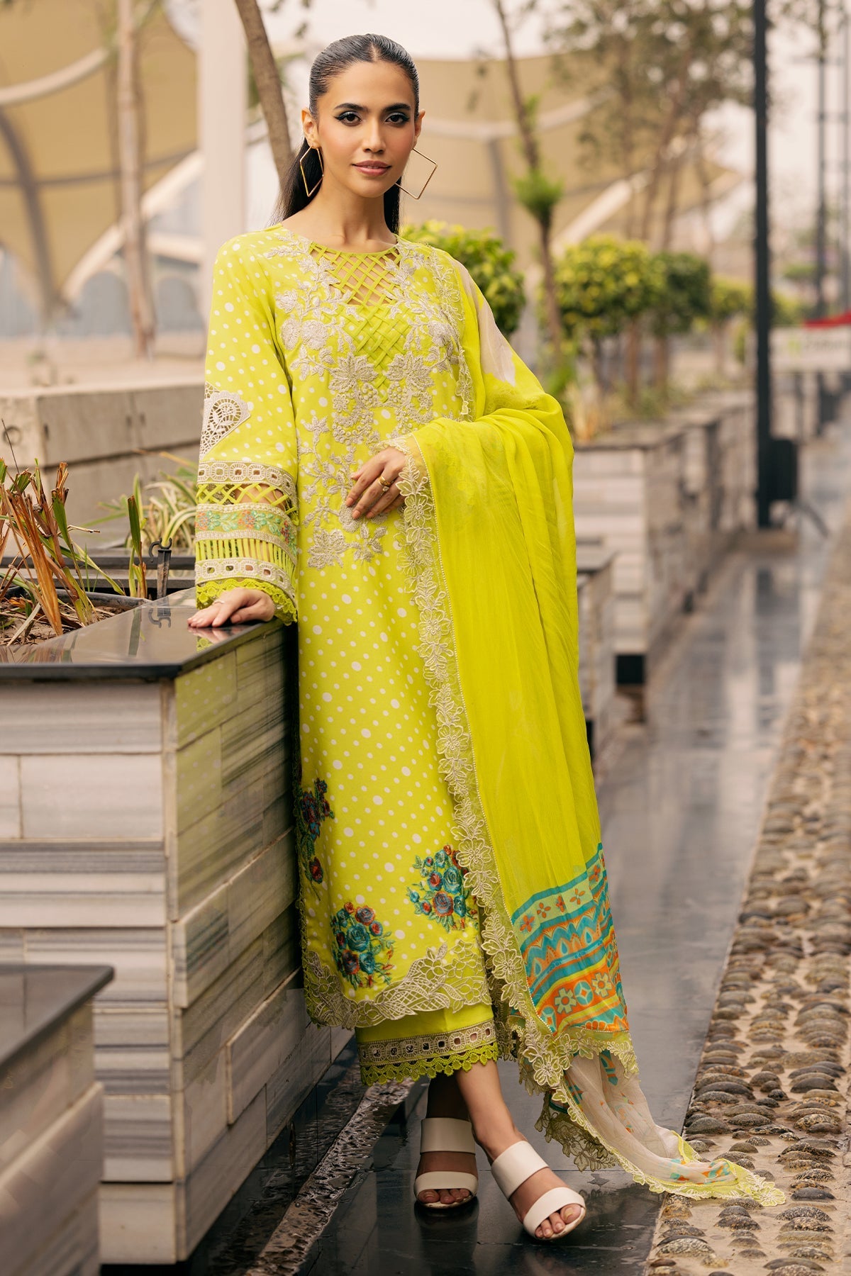 Charizma | Swiss Miss Voil Collection | CSM5-05 by Charzima - Designer Dress - Type: Ladies Clothes - Available at Libayah - 100% Original