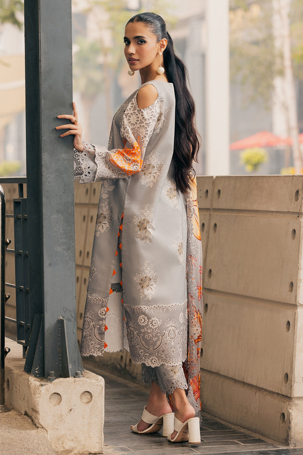 Charizma | Infinity Lawn | 3-PC Unstitched Embroidered Lawn Collection IN6-05 by Charizma - Designer Dress  - Type : Ladies Clothes - Available at Libayah - 100% Original 