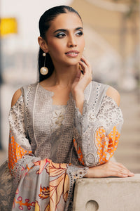 Charizma | Infinity Lawn | 3-PC Unstitched Embroidered Lawn Collection IN6-05 by Charizma - Designer Dress  - Type : Ladies Clothes - Available at Libayah - 100% Original 