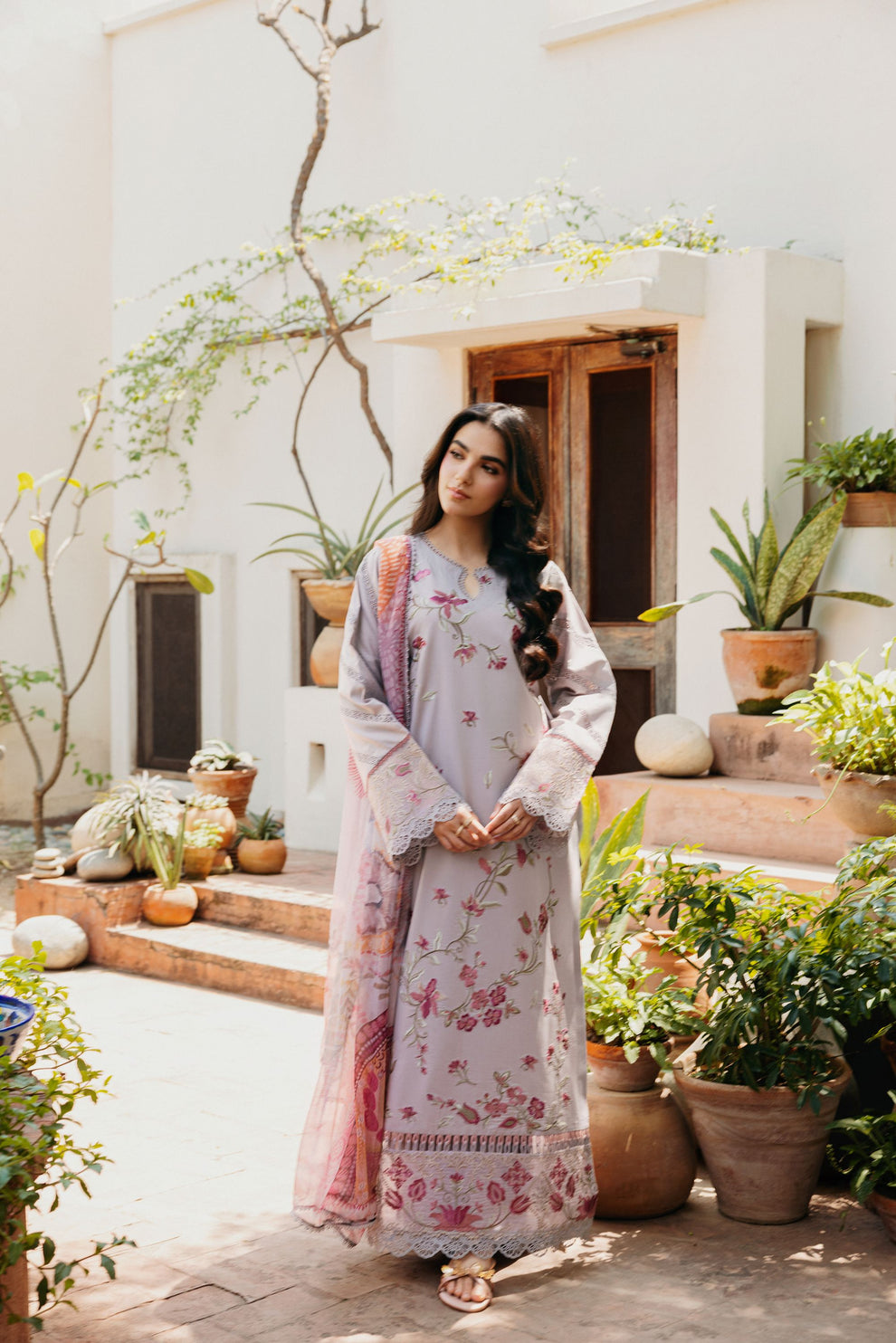 Florent | Festive Luxury Lawn 26 | FZF - 1A by Florent - Designer Dress  - Type : Ladies Clothes - Available at Libayah - 100% Original 