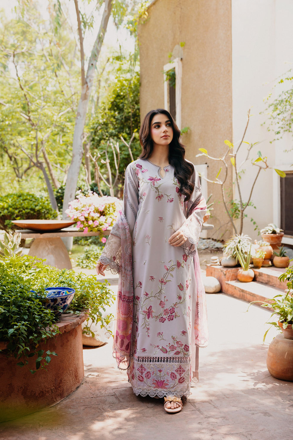 Florent | Festive Luxury Lawn 26 | FZF - 1A by Florent - Designer Dress  - Type : Ladies Clothes - Available at Libayah - 100% Original 