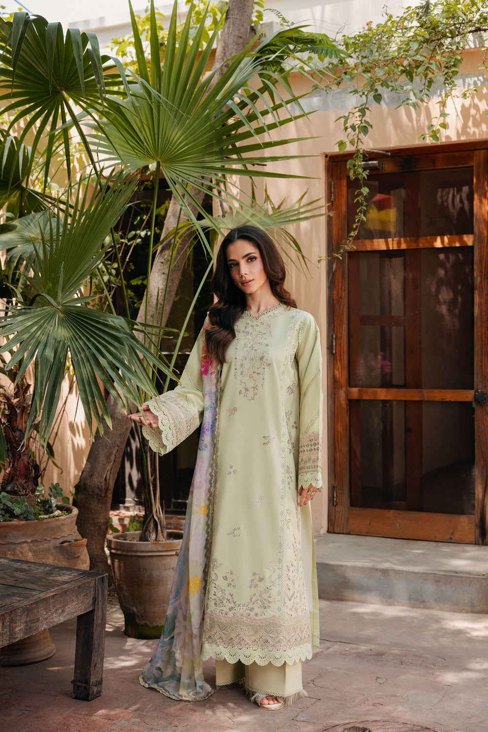 Florent | Festive Luxury Lawn 26 | FZF - 2A by Florent - Designer Dress  - Type : Ladies Clothes - Available at Libayah - 100% Original 