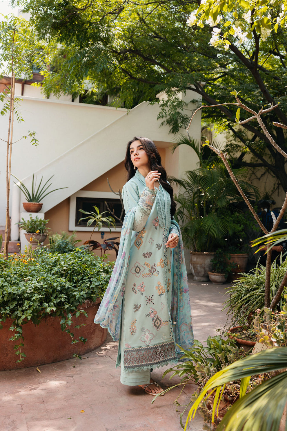 Florent | Festive Luxury Lawn 26 | FZF - 3A by Florent - Designer Dress  - Type : Ladies Clothes - Available at Libayah - 100% Original 