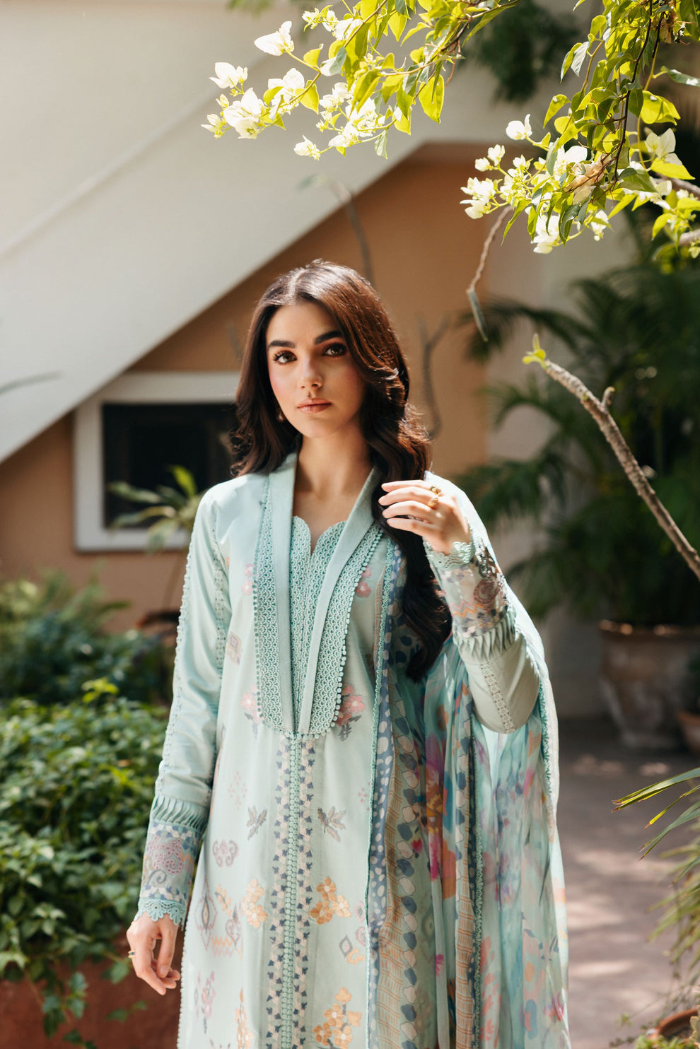 Florent | Festive Luxury Lawn 26 | FZF - 3A by Florent - Designer Dress  - Type : Ladies Clothes - Available at Libayah - 100% Original 