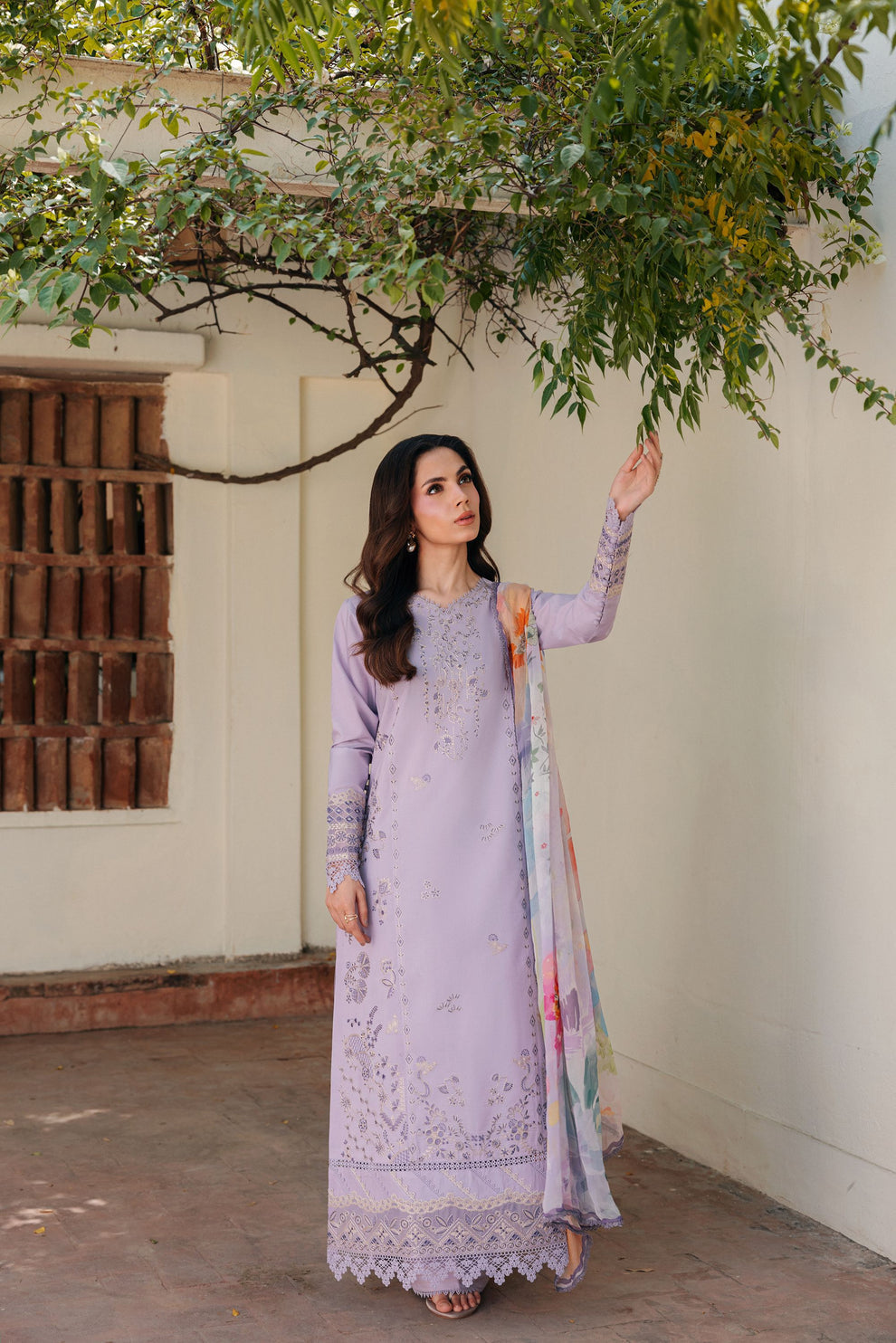 Florent | Festive Luxury Lawn 26 | FZF - 2B by Florent - Designer Dress  - Type : Ladies Clothes - Available at Libayah - 100% Original 