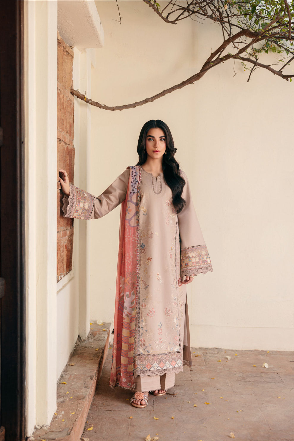Florent | Festive Luxury Lawn 26 | FZF - 4B by Florent - Designer Dress  - Type : Ladies Clothes - Available at Libayah - 100% Original 