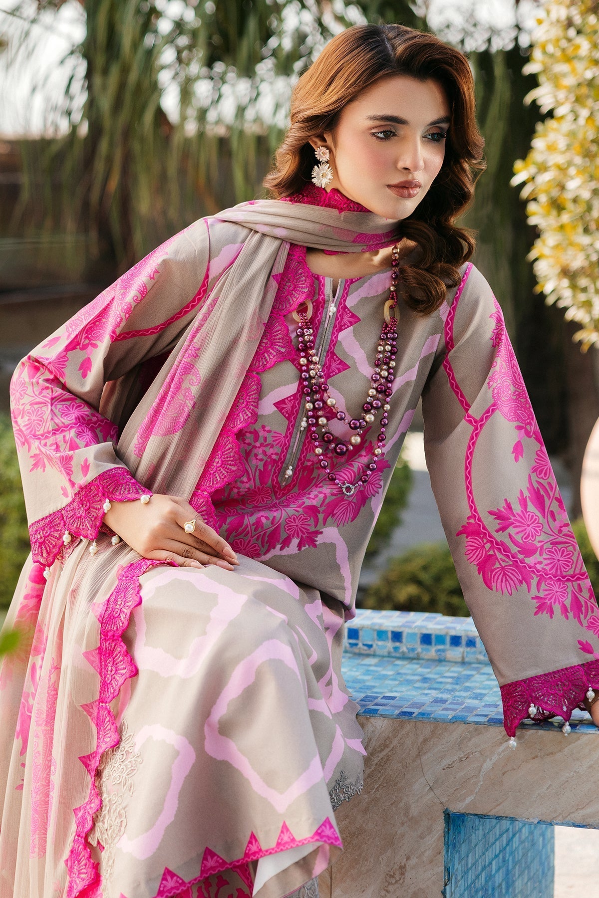 Charizma | Print Melody | SH5-09P by Charizma - Designer Dress - Type: Ladies Clothes - Available at Libayah - 100% Original