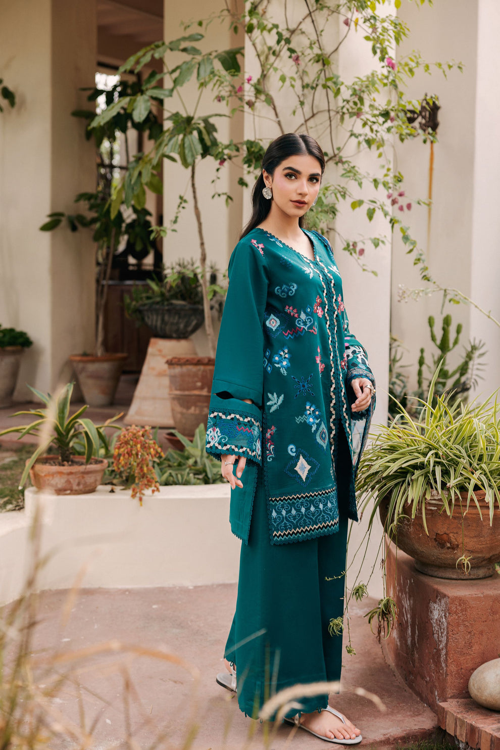 Florent | Festive Luxury Lawn 26 | FZF - 3B by Florent - Designer Dress  - Type : Ladies Clothes - Available at Libayah - 100% Original 