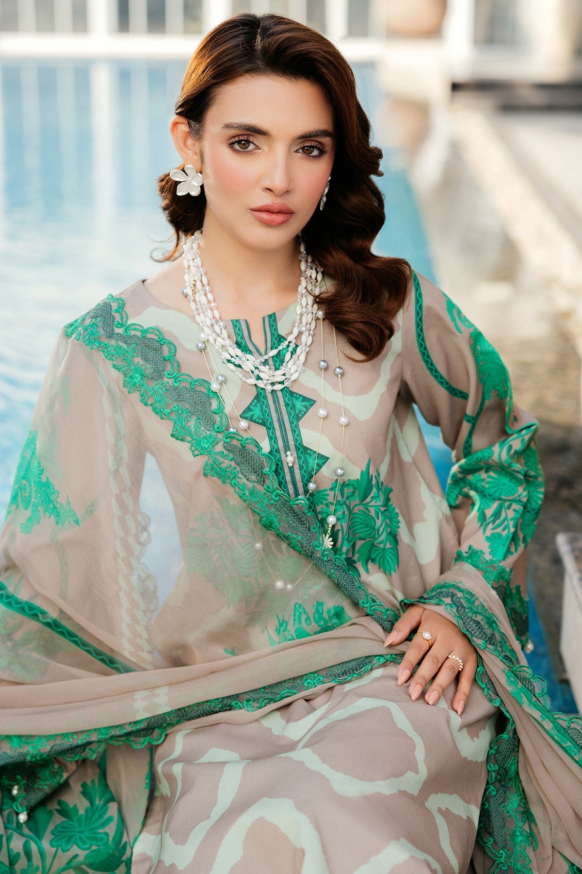 Charizma | Print Melody | SH5-14P by Charizma - Designer Dress - Type: Ladies Clothes - Available at Libayah - 100% Original
