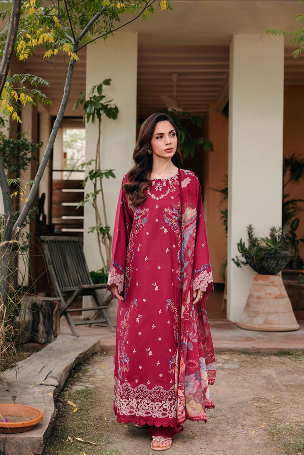 Florent | Festive Luxury Lawn 26 | FZF - 7A by Florent - Designer Dress  - Type : Ladies Clothes - Available at Libayah - 100% Original 