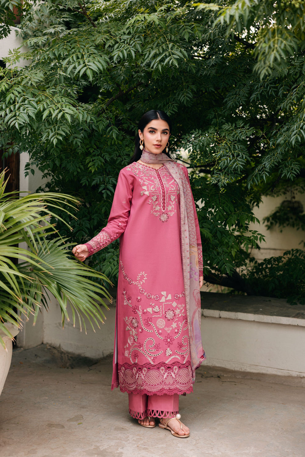 Florent | Festive Luxury Lawn 26 | FZF - 5B by Florent - Designer Dress  - Type : Ladies Clothes - Available at Libayah - 100% Original 