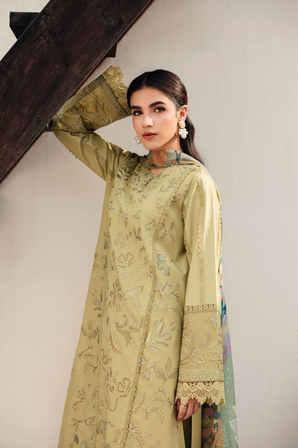 Florent | Festive Luxury Lawn 26 | FZF - 8A by Florent - Designer Dress  - Type : Ladies Clothes - Available at Libayah - 100% Original 