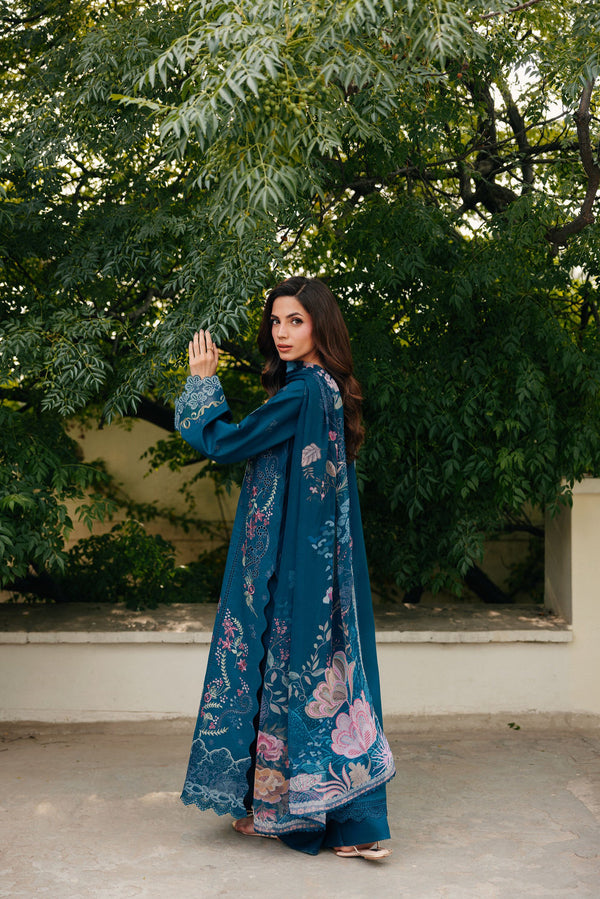 Florent | Festive Luxury Lawn 26 | FZF - 7B by Florent - Designer Dress  - Type : Ladies Clothes - Available at Libayah - 100% Original 