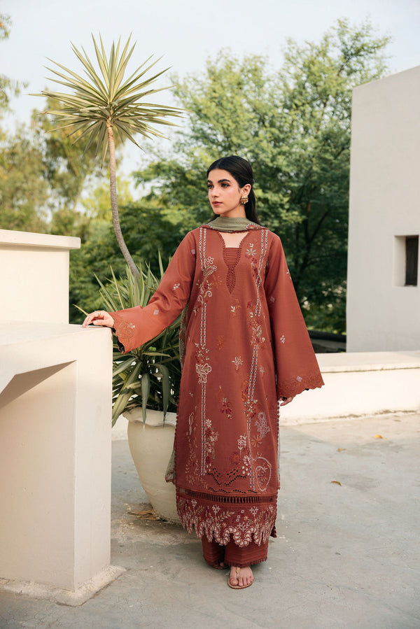 Florent | Festive Luxury Lawn 26 | FZF - 6B by Florent - Designer Dress  - Type : Ladies Clothes - Available at Libayah - 100% Original 