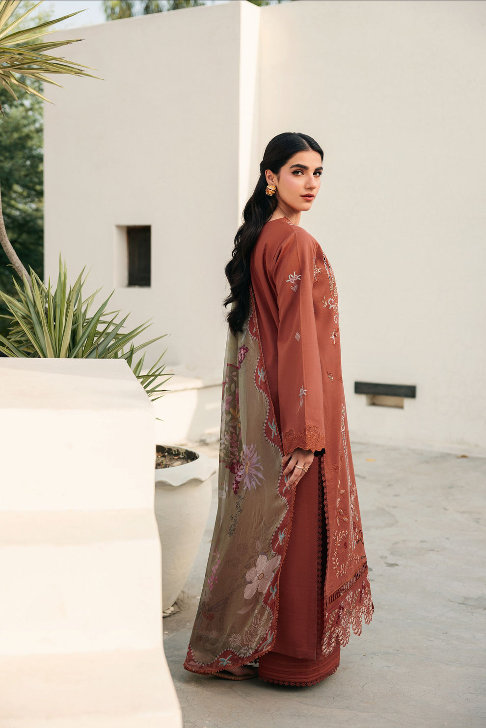 Florent | Festive Luxury Lawn 26 | FZF - 6B by Florent - Designer Dress  - Type : Ladies Clothes - Available at Libayah - 100% Original 