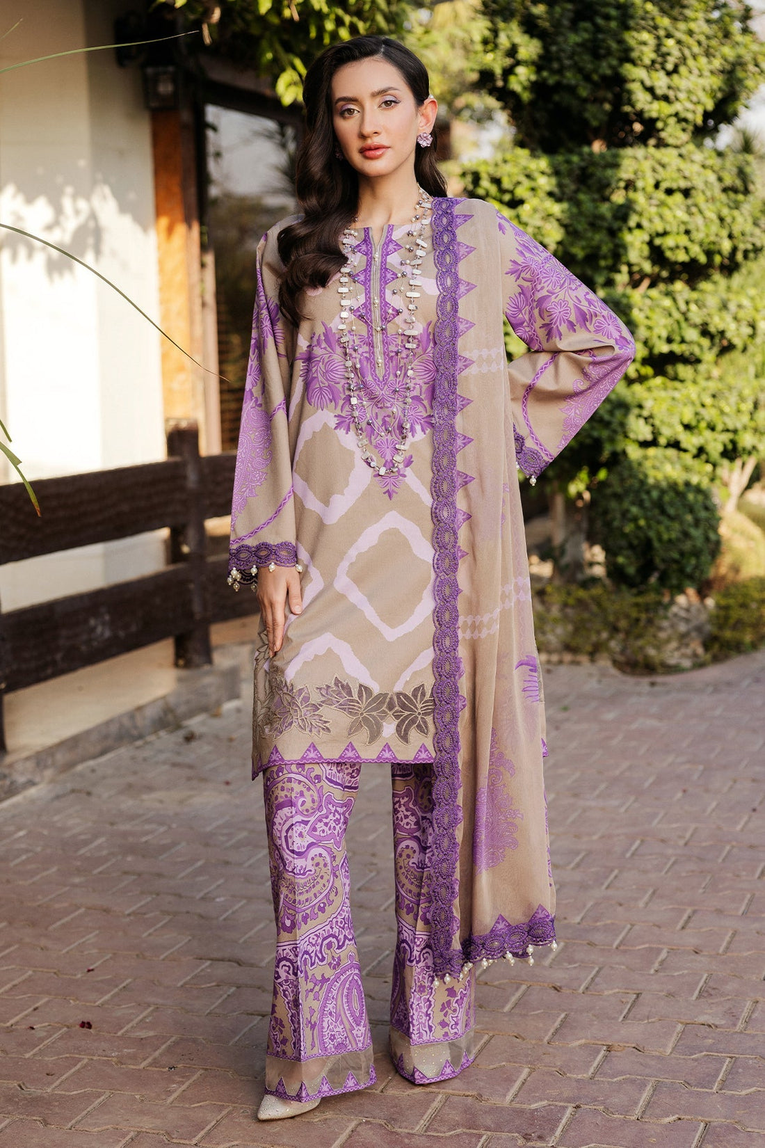 Charizma | Print Melody | SH5-11P by Charizma - Designer Dress - Type: Ladies Clothes - Available at Libayah - 100% Original