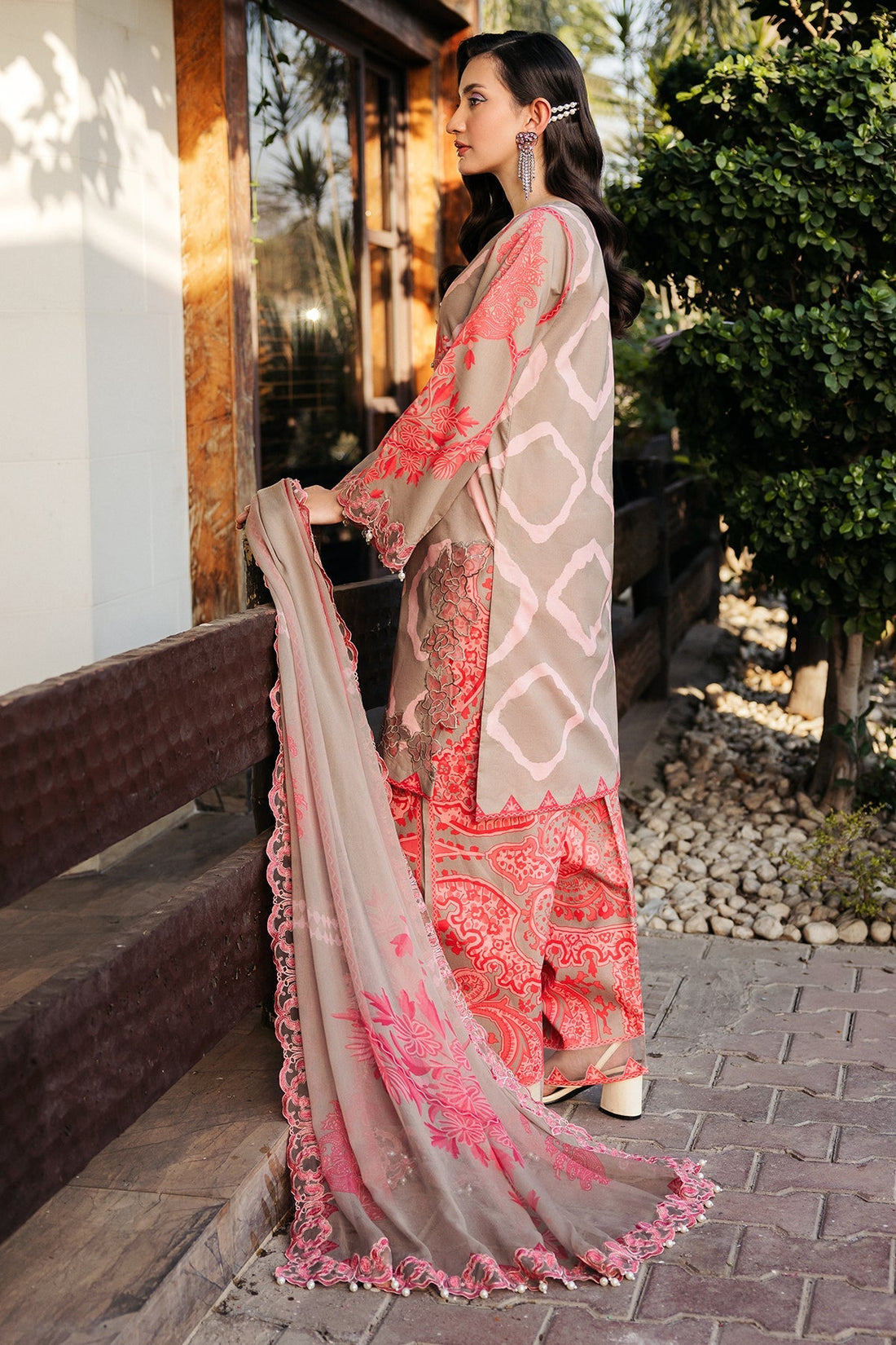 Charizma | Print Melody | SH5-13P by Charizma - Designer Dress - Type: Ladies Clothes - Available at Libayah - 100% Original
