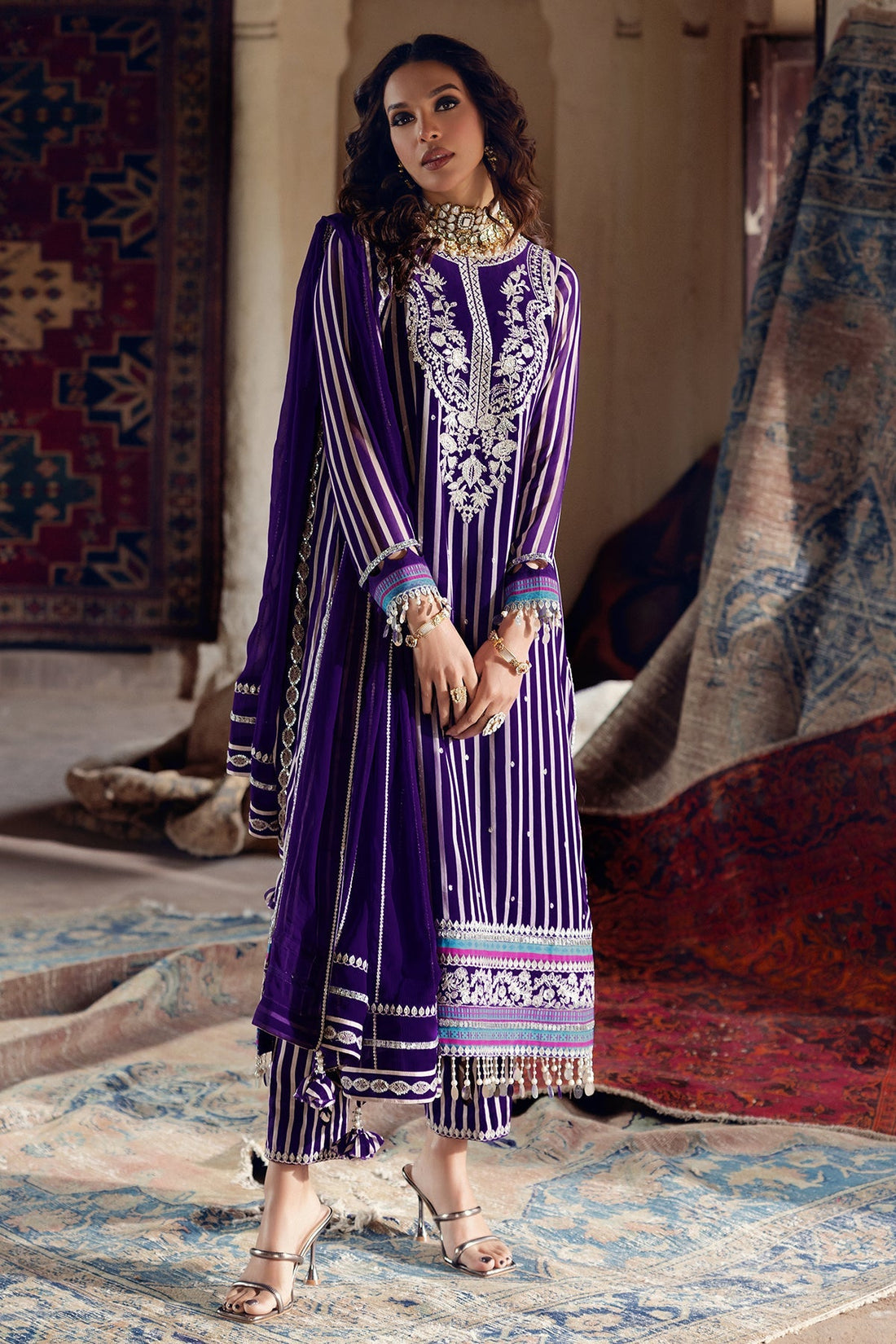 Charizma | Vasal Chiffon | VSL5-21 by Charizma - Designer Dress - Type: Ladies Clothes - Available at Libayah - 100% Original