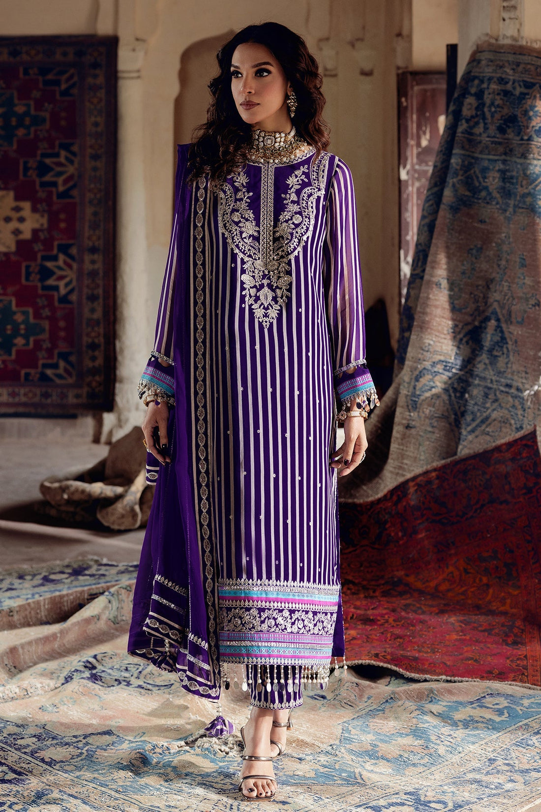 Charizma | Vasal Chiffon | VSL5-21 by Charizma - Designer Dress - Type: Ladies Clothes - Available at Libayah - 100% Original