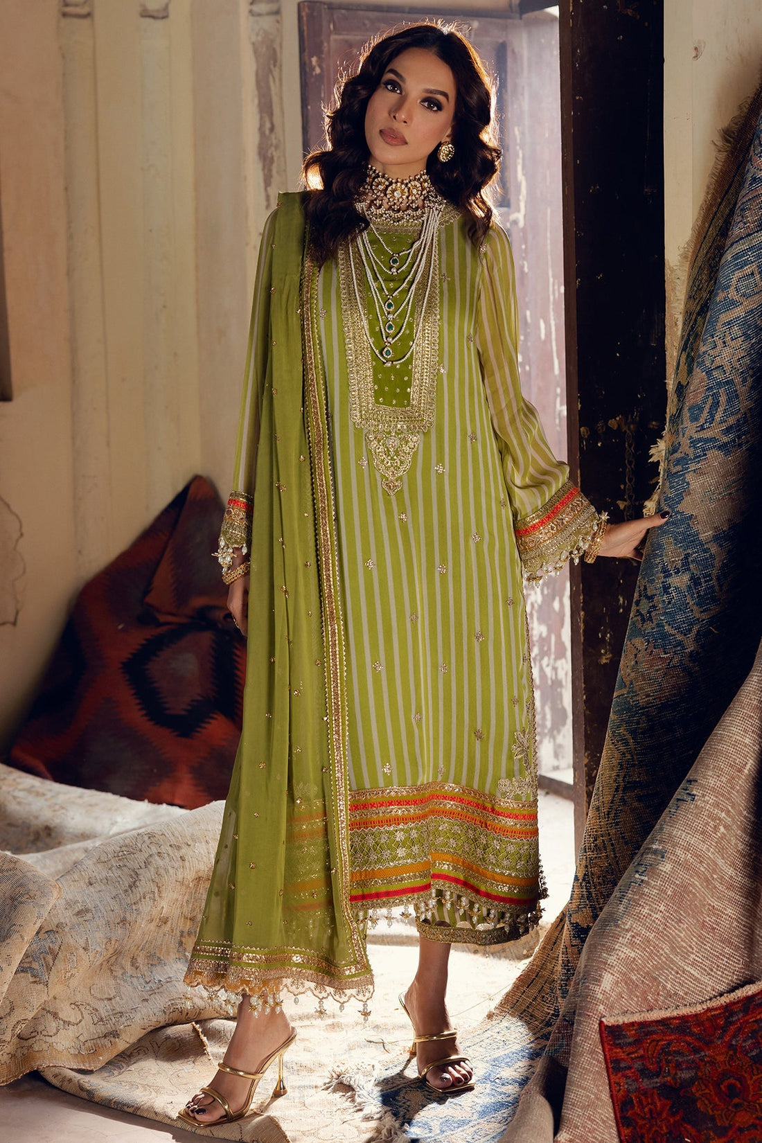 Charizma | Vasal Chiffon | VSL5-19 by Charizma - Designer Dress - Type: Ladies Clothes - Available at Libayah - 100% Original