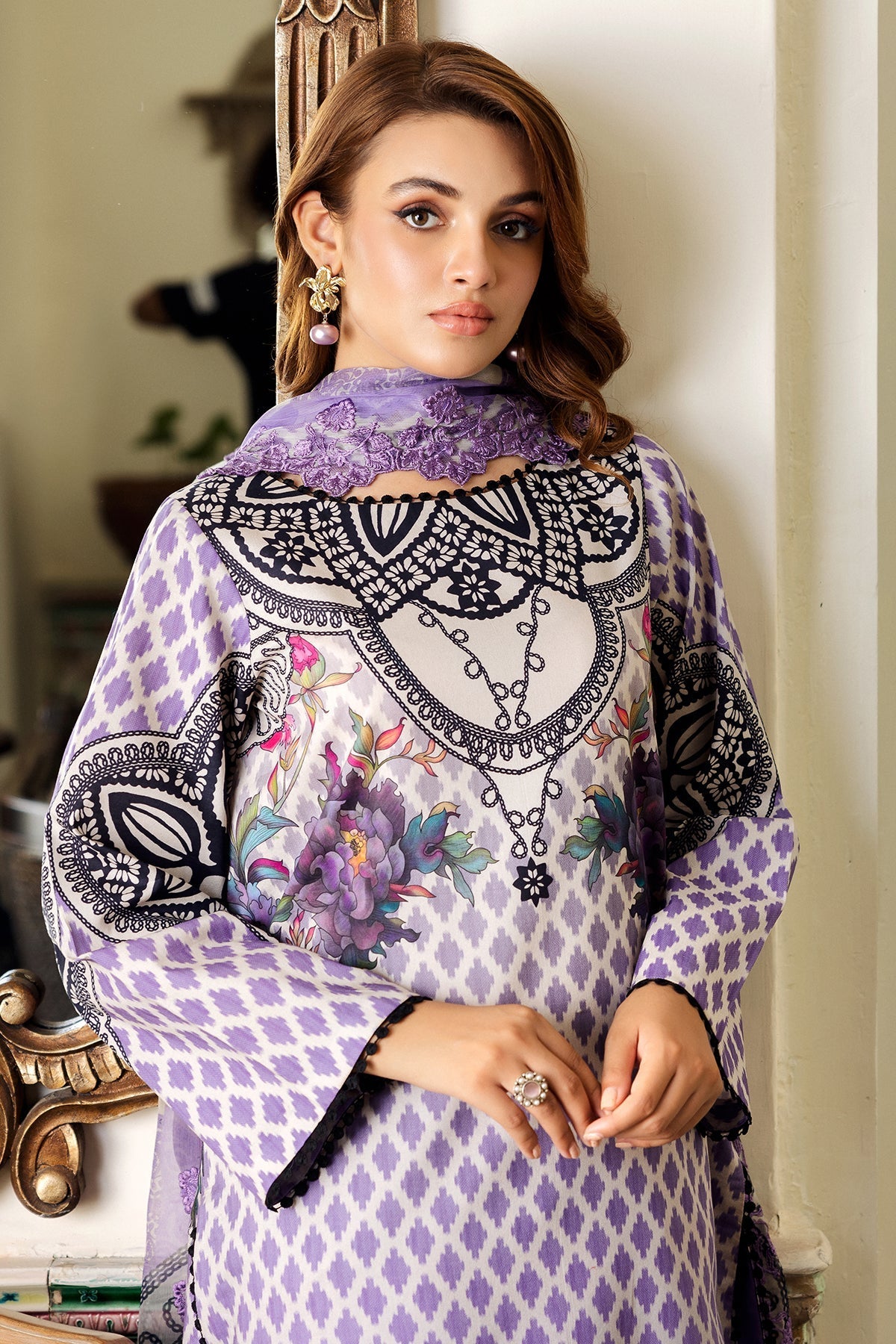 Charizma | Lawn Collection 24 | AS4-55 by Charizma - Designer Dress - Type: Casuals - Available at Libayah - 100% Original