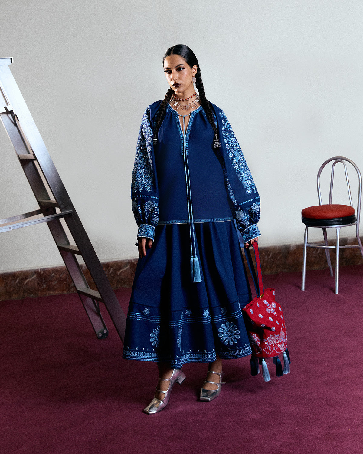 Jugnu | Summer Pret 25 | Nayeli by Jugnu - Designer Dress  - Type : Ladies Clothes - Available at Libayah - 100% Original 