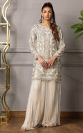 Threads and Motifs | Formal Dresses 25 | Embroidered Shirt With Gharara by Threads and Motifs - Designer Dress  - Type : Ladies Clothes - Available at Libayah - 100% Original 