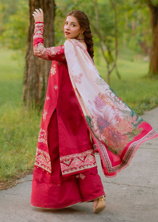 Shurooq | Luxury Lawn 24 | GAZELLE by Shurooq - Designer Dress - Type: Ladies Clothes - Available at Libayah - 100% Original