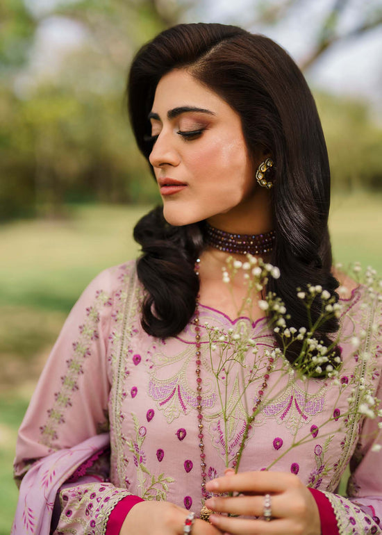 Shurooq | Luxury Lawn 24 | BLOOM by Shurooq - Designer Dress - Type: Ladies Clothes - Available at Libayah - 100% Original