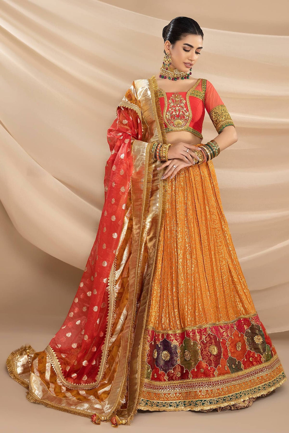 Nilofer Shahid | Shama e Mehfil | Raqs e Ishq by Nilofer Shahid - Designer Dress  - Type : Ladies Clothes - Available at Libayah - 100% Original 