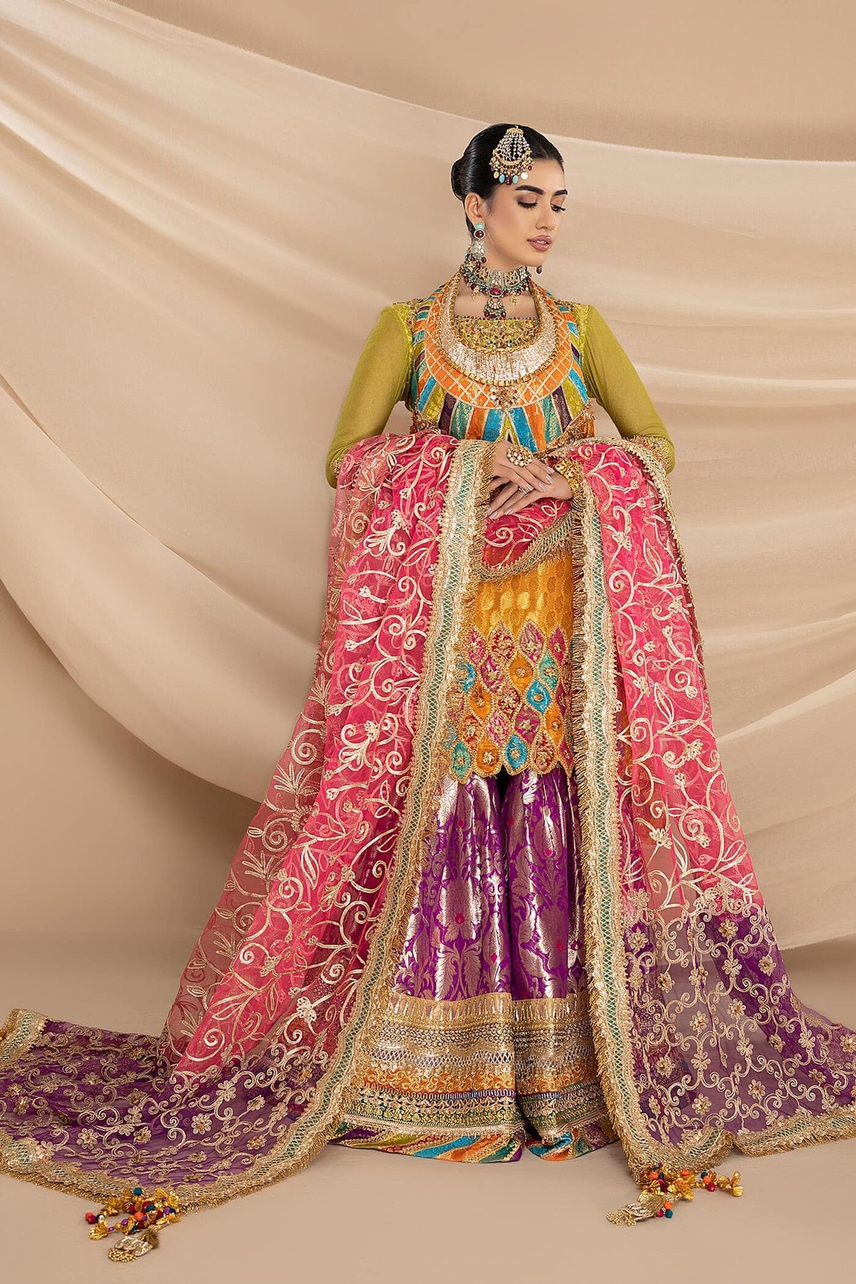 Nilofer Shahid | Shama e Mehfil | Mahjabeen by Nilofer Shahid - Designer Dress  - Type : Ladies Clothes - Available at Libayah - 100% Original 