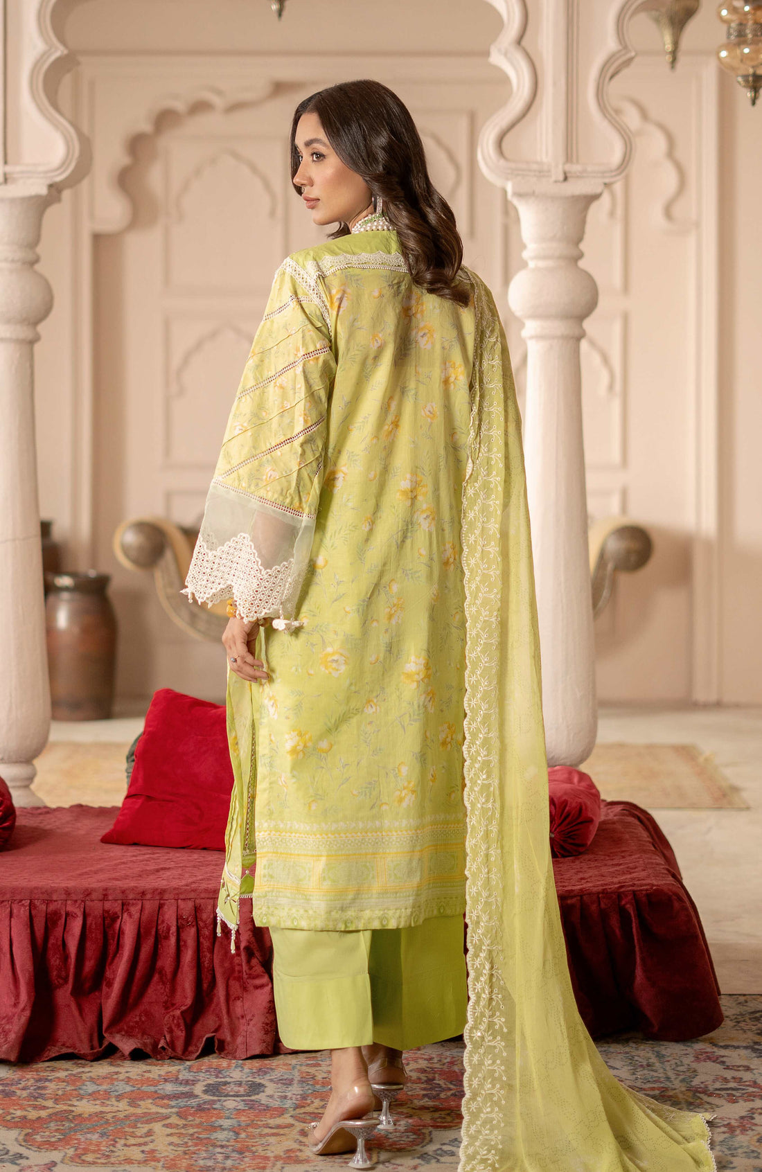 Al Zohaib | Sunshine Bloom Premium Lawn 25 | SBP-25-01 by Al Zohaib - Designer Dress - Type: Ladies Clothes - Available at Libayah - 100% Original