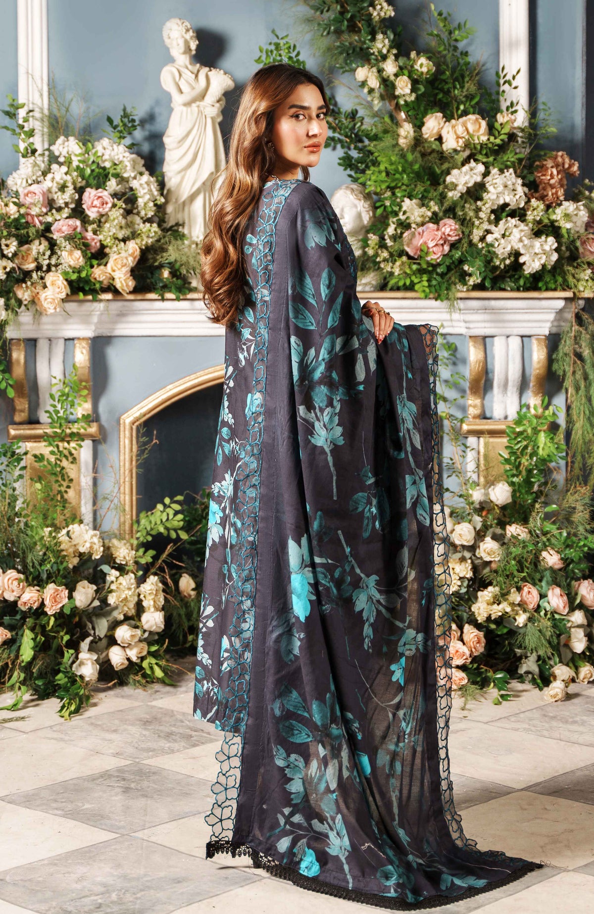 Al Zohaib | Printkari Cutwork Applique 24 | PCA-24-01 by Al Zohaib - Designer Dress - Type: Ladies Clothes - Available at Libayah - 100% Original