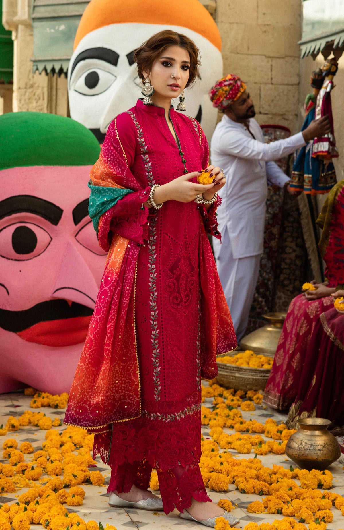 Al Zohaib | Bandhani The Tale of Jaipur 25 |BTJ-25-01 by Al Zohaib - Designer Dress - Type: Ladies Clothes - Available at Libayah - 100% Original