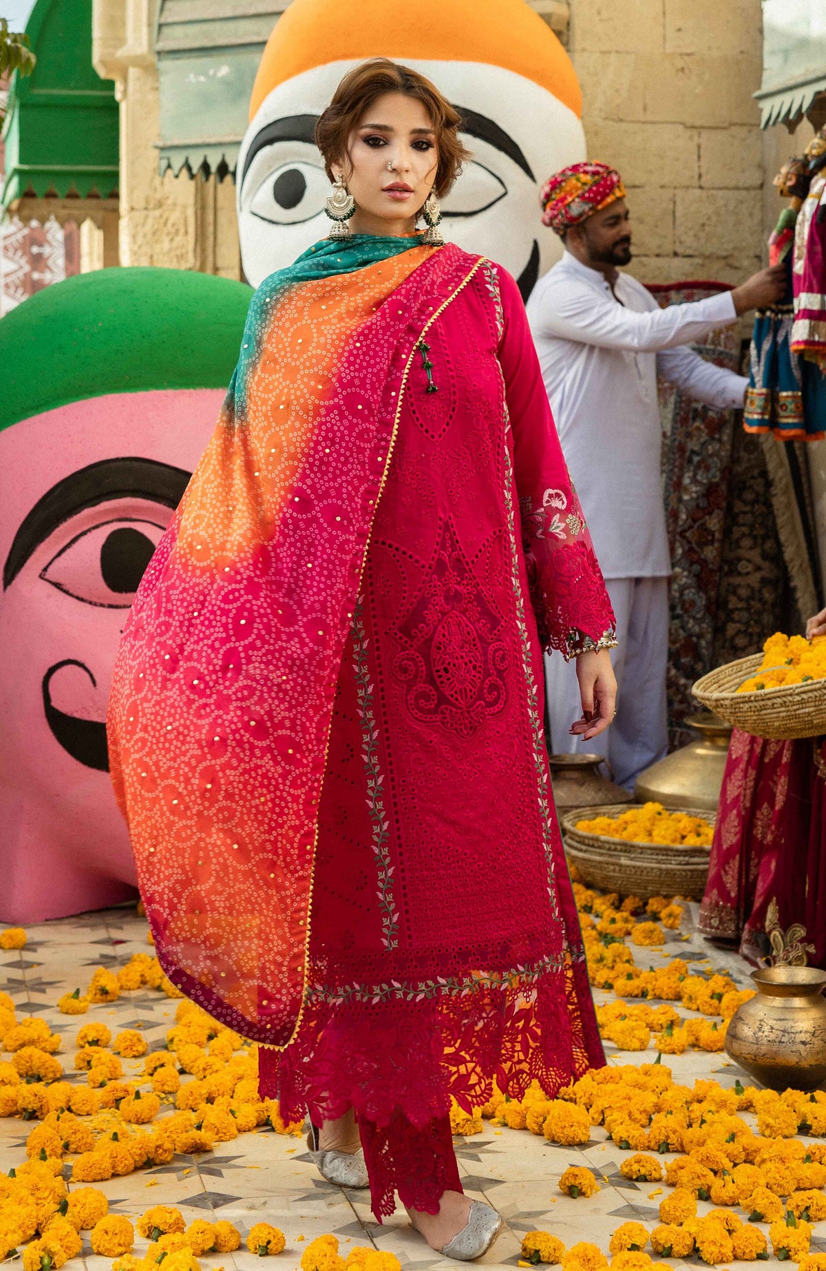 Al Zohaib | Bandhani The Tale of Jaipur 25 |BTJ-25-01 by Al Zohaib - Designer Dress - Type: Ladies Clothes - Available at Libayah - 100% Original