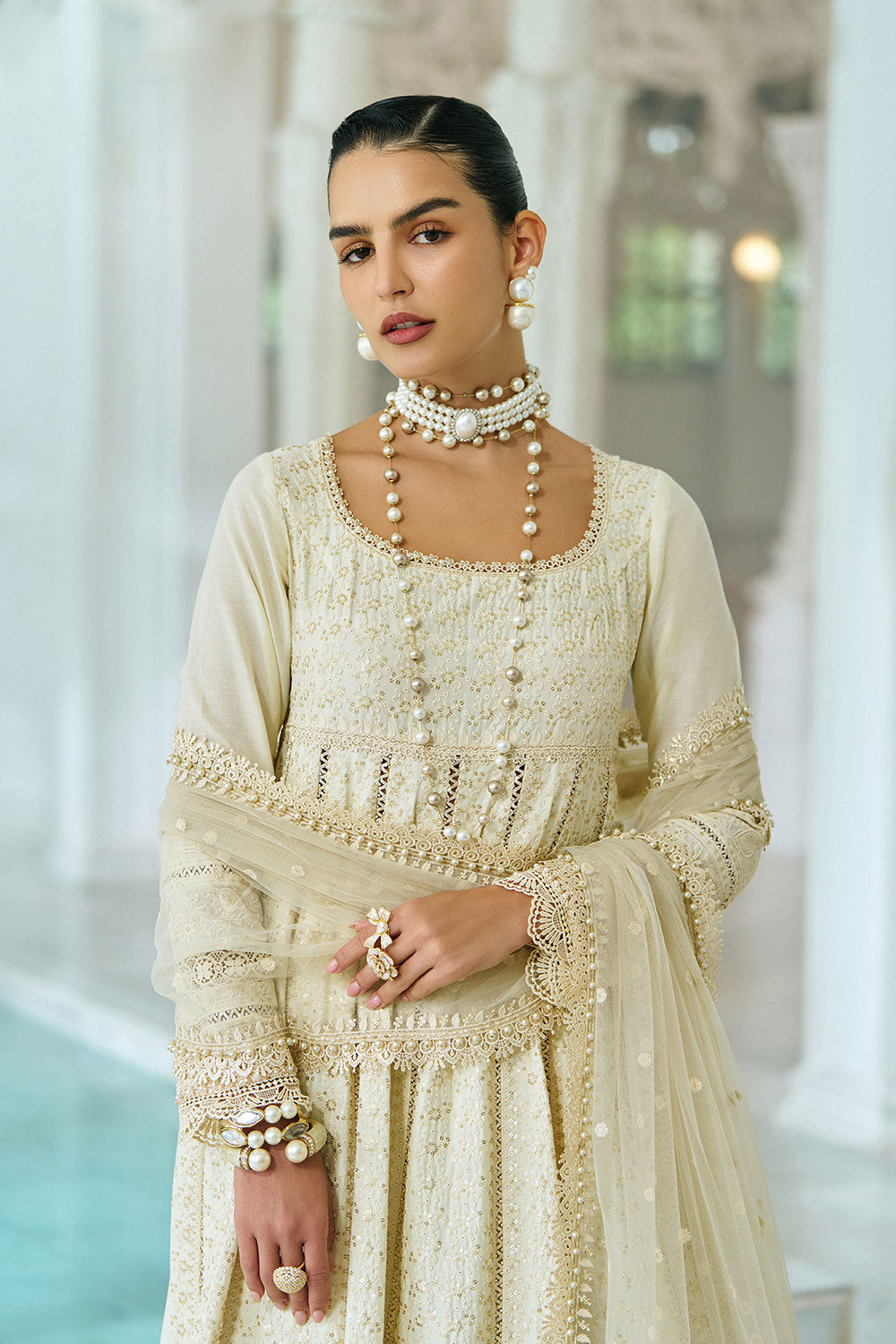 Sobia Nazir | Luxury Lawn Eid 26 | 1A by Sobia Nazir - Designer Dress - Type : Luxury Dress - Available at Libayah - 100% Original