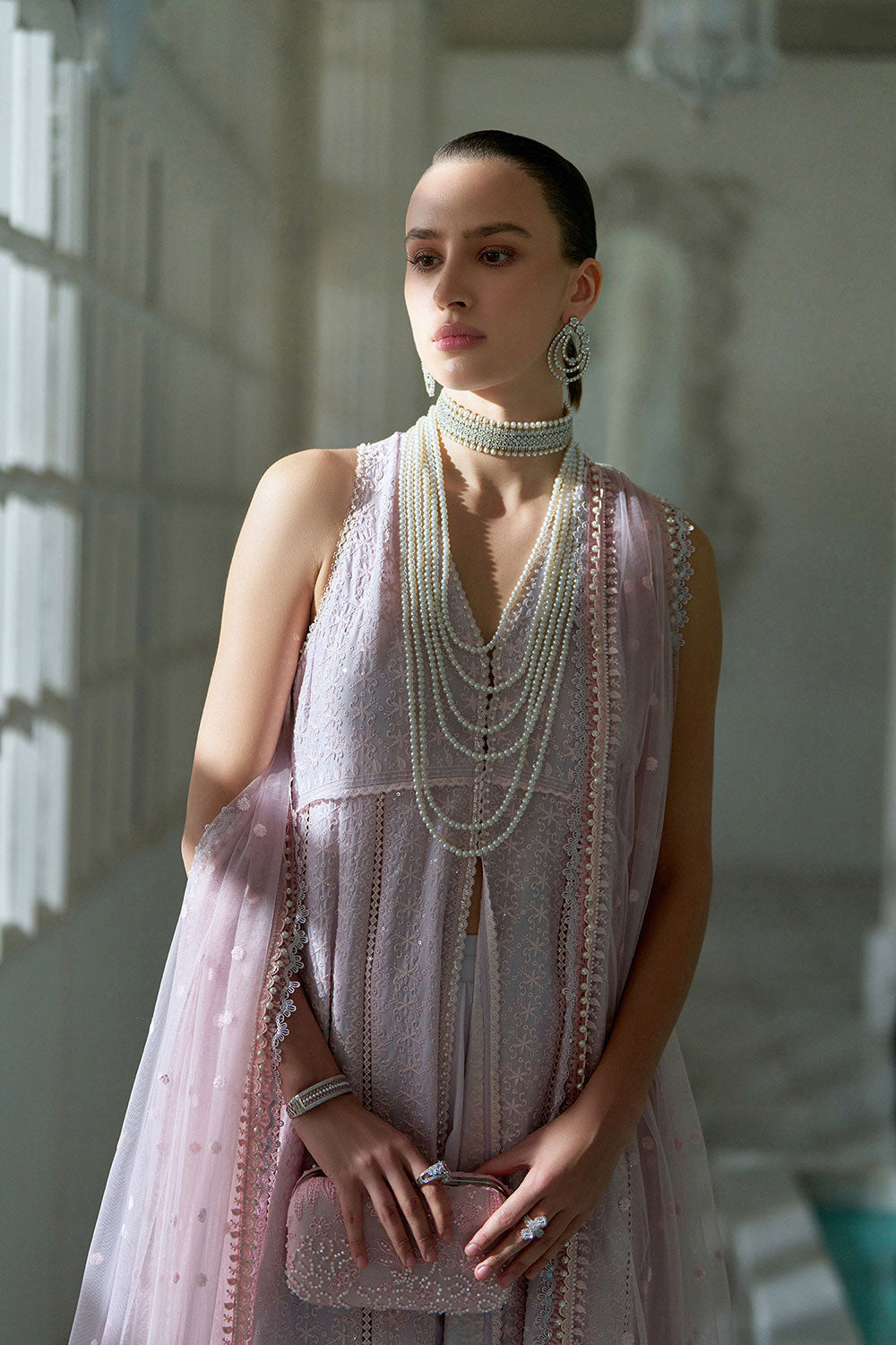 Sobia Nazir | Luxury Lawn Eid 26 | 1B by Sobia Nazir - Designer Dress - Type : Luxury Dress - Available at Libayah - 100% Original