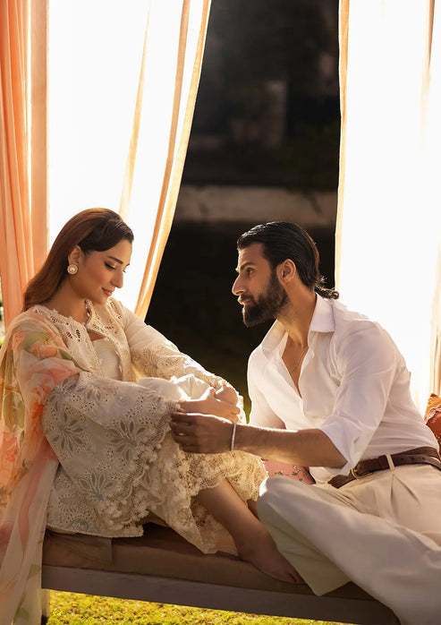 Kahf Premium | Luxury Lawn 25 | KLR-07 Miriam by Kahf Premium - Designer Dress - Type: Ladies Clothes - Available at Libayah - 100% Original