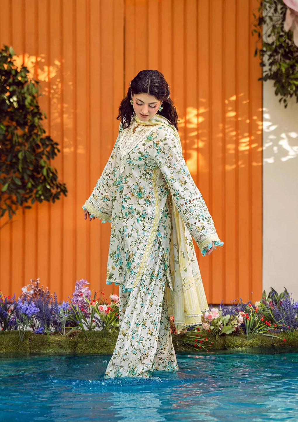 Elaf Premium | Prints 25 | EPS-3A IVORY WHISPERS by Elaf Premium - Designer Dress - Type: Ladies Clothes - Available at Libayah - 100% Original